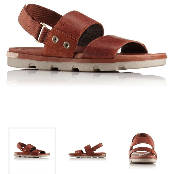 Sorel Shoes - SOREL NEVER WORN With Box Velcro Brown Leather