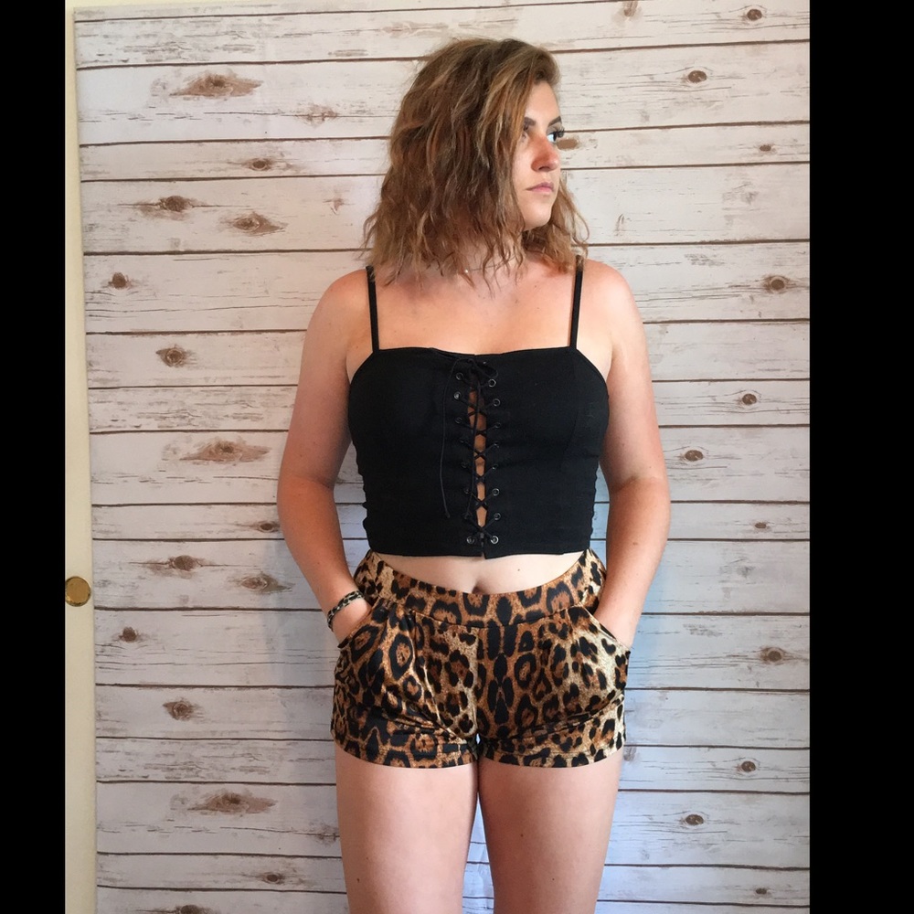 Leopard / Cheetah Print Shorts Stretchy & Soft