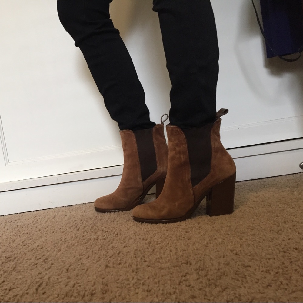 Robert clergerie brown Chelsea tan boots - Picture 2 of 8