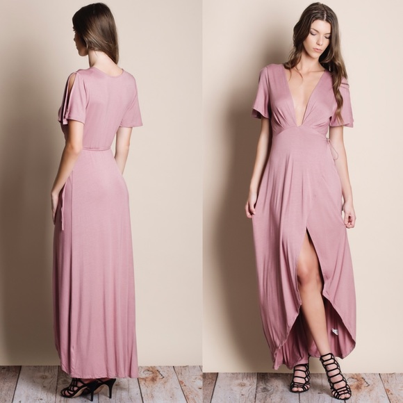 Full Wrap Maxi Dress - Picture 3 of 4