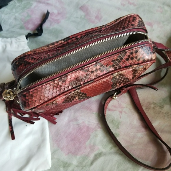 Rare Gucci python Soho disco bag - Picture 2 of 8