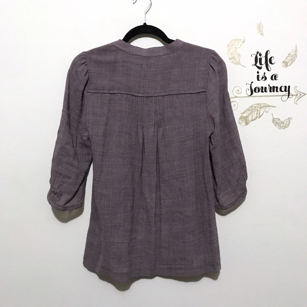 Zara Basic Boho Light Maroon Tunic - image 2