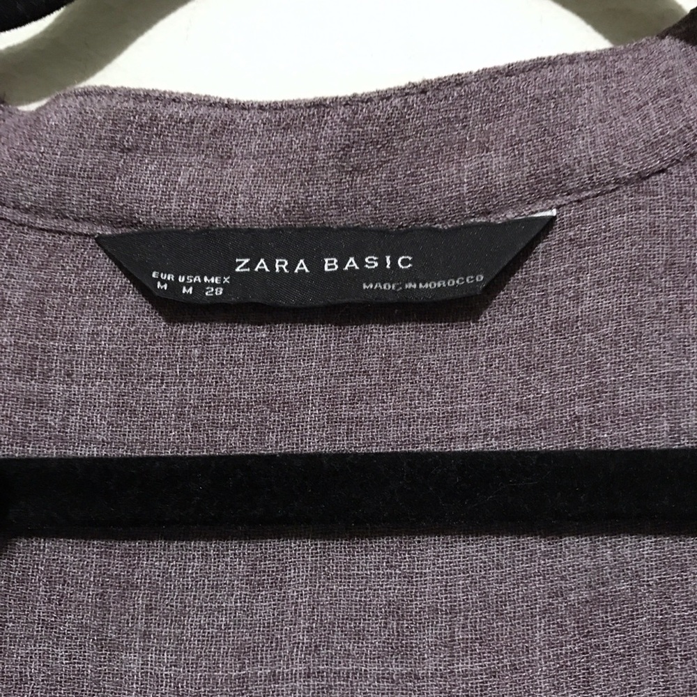 Zara Basic Boho Light Maroon Tunic - image 3