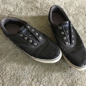 Sperry Top-Sider slip on sequin shoes