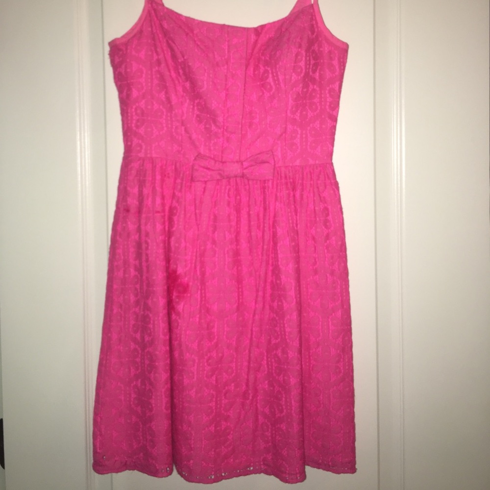 Lilly Pulitzer hot pink lace dress size 00