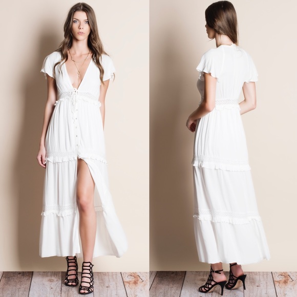 Button Down Maxi Dress / Top - Picture 3 of 4