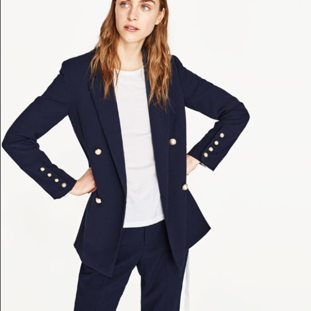 Zara Double Breasted Blazer