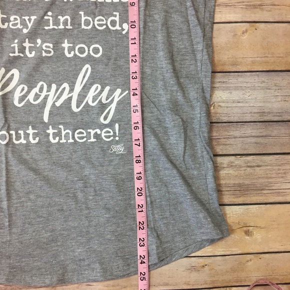 Last 1! LARGE Too Peopley out there tank - Picture 4 of 5