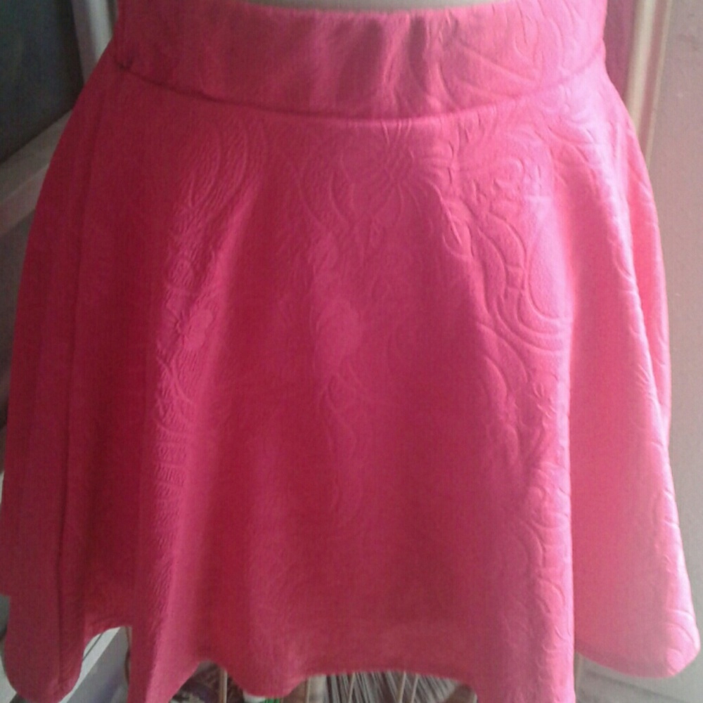 Ladies Pink Skater Skirt