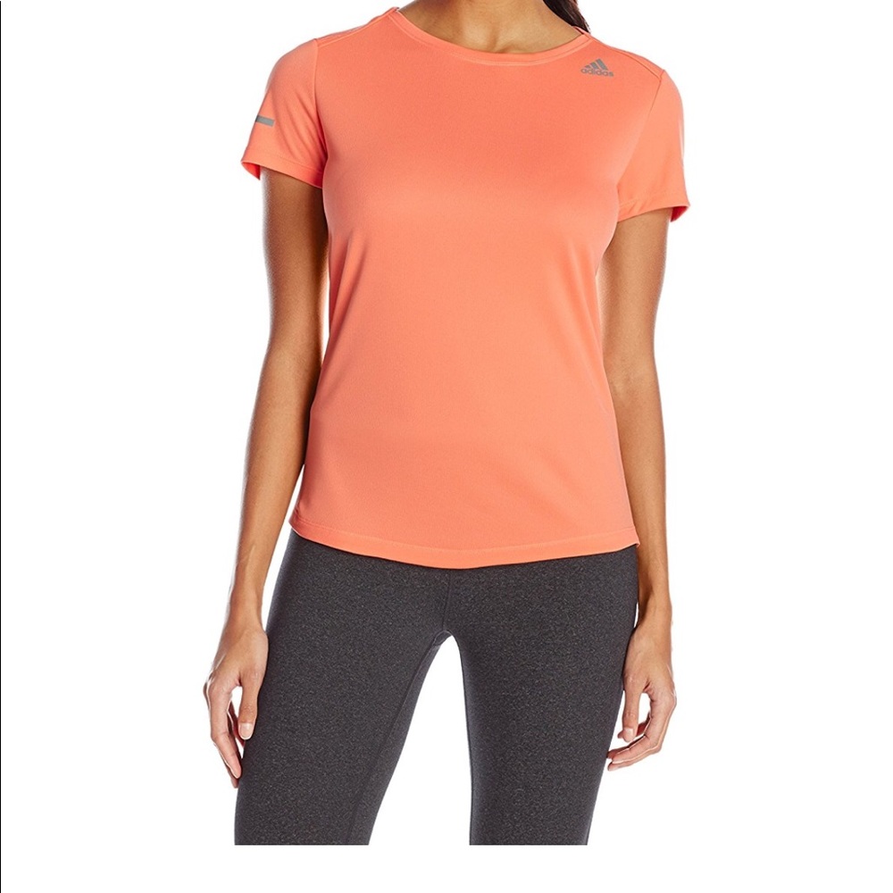 Pink /peach adidas shirt for women 😊