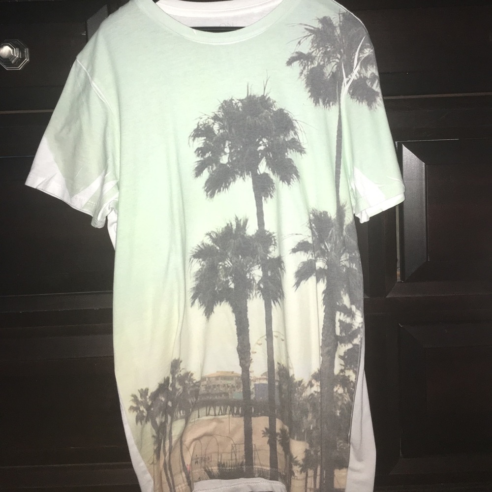 on the byas t shirt