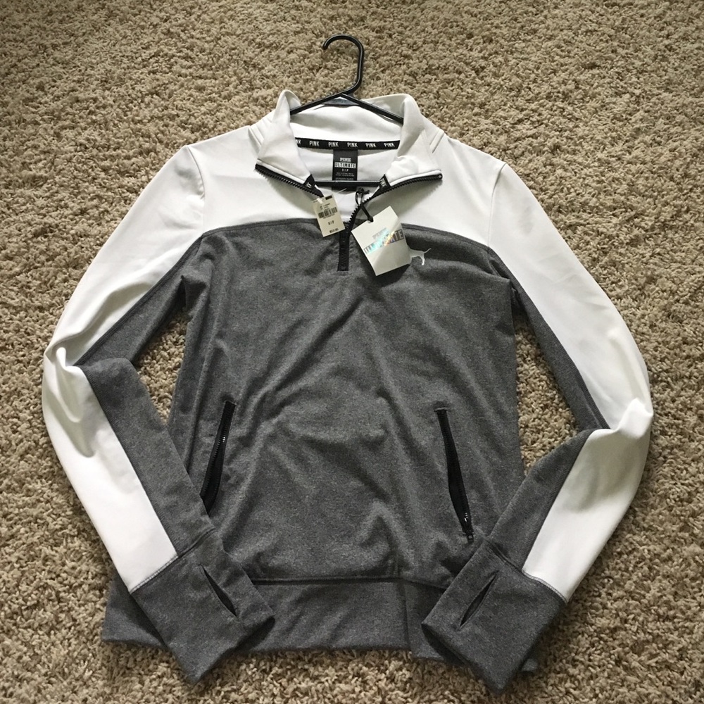 NWT VS Pink Ultimate Quarter Zip