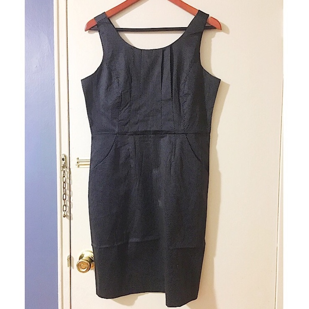BN The Limited sleeveless polka dot sheath dress