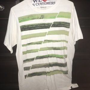 hurley t shirt xl but could fit large or medium