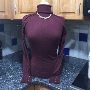Limited Burgundy Turtle neck Sweater