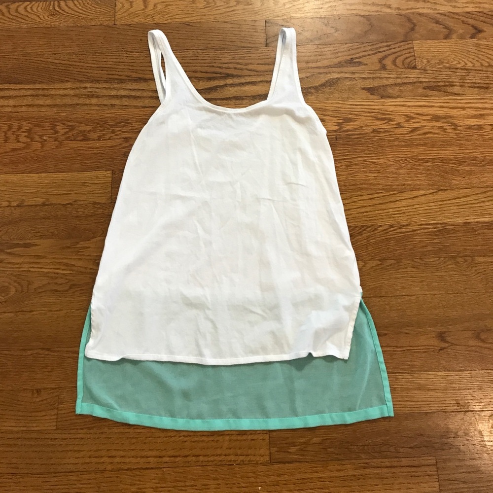 Express Tank Top with Green Tail