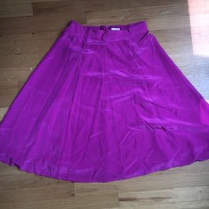 J. Crew silk a-line skirt sz 4