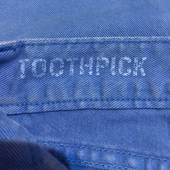 J. Crew Blue Toothpick Ankle Jeans Size 26 - Picture 3 of 5