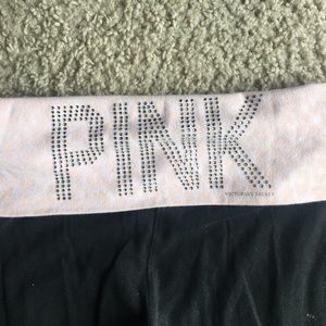 Victoria Secret Pink Black Yoga Pants