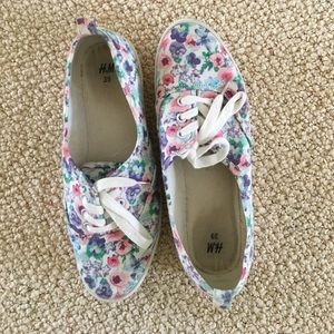 H&M Floral Print Keds-Inspired shoes