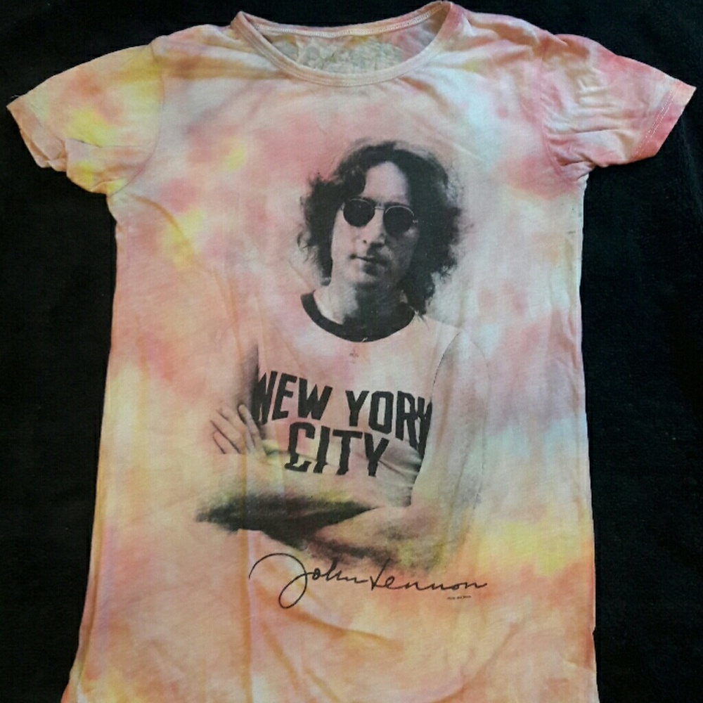 John Lennon Tye-Dye Sheer Tee