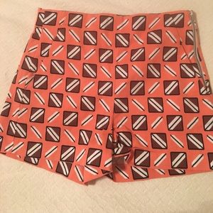 Zara high waisted patterned shorts