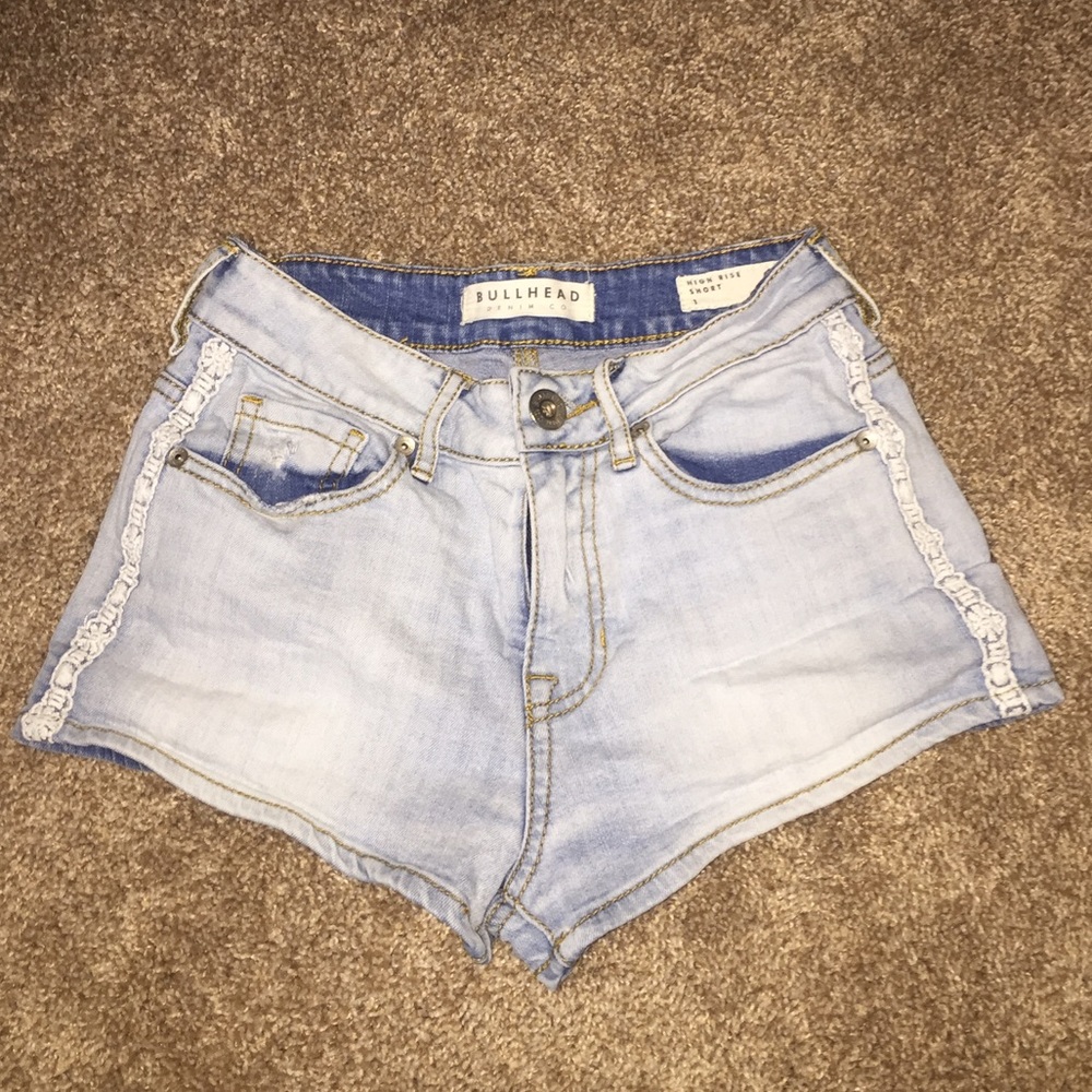 High rise shorts