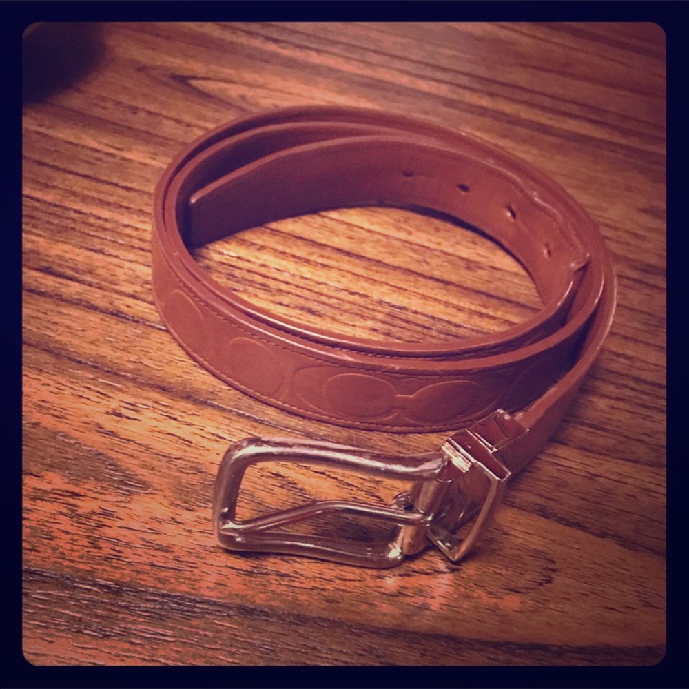 Men's authentic Coach Belt
