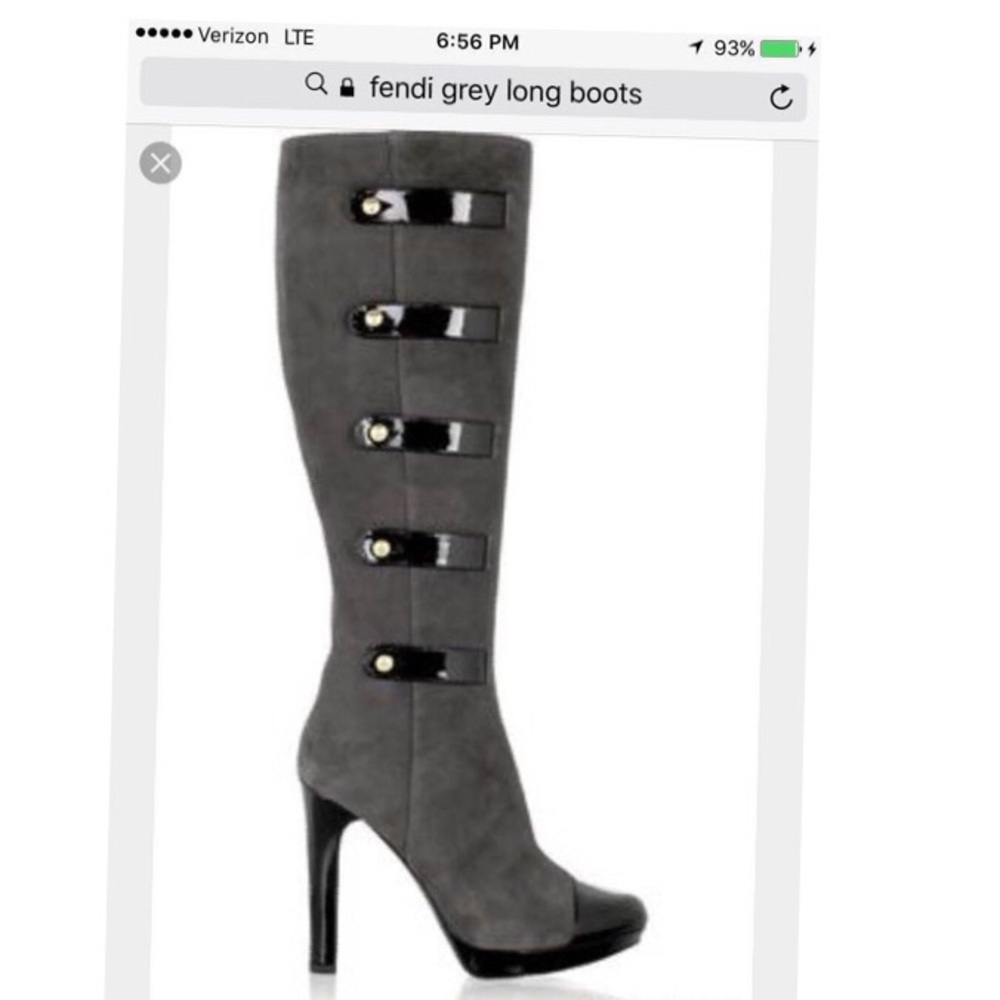 Fendi long boots wore once ,very good condition