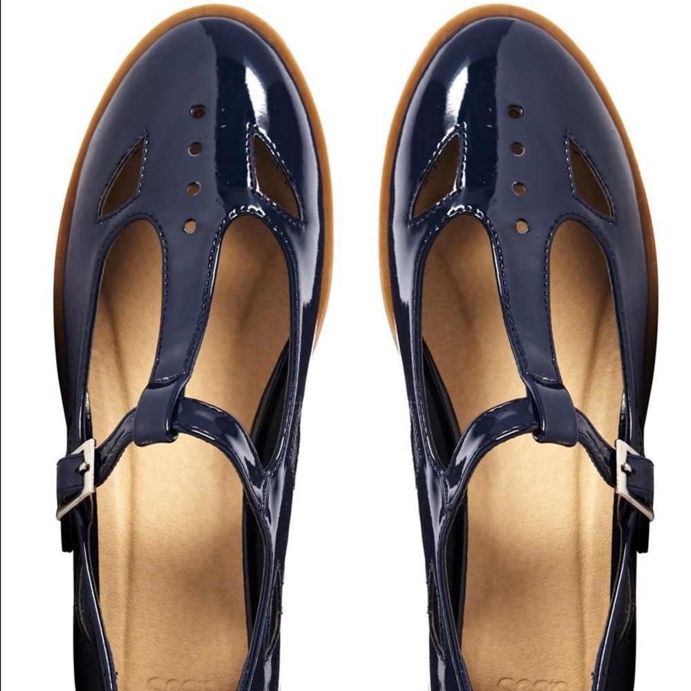 ASOS Navy Oxford Shoes
