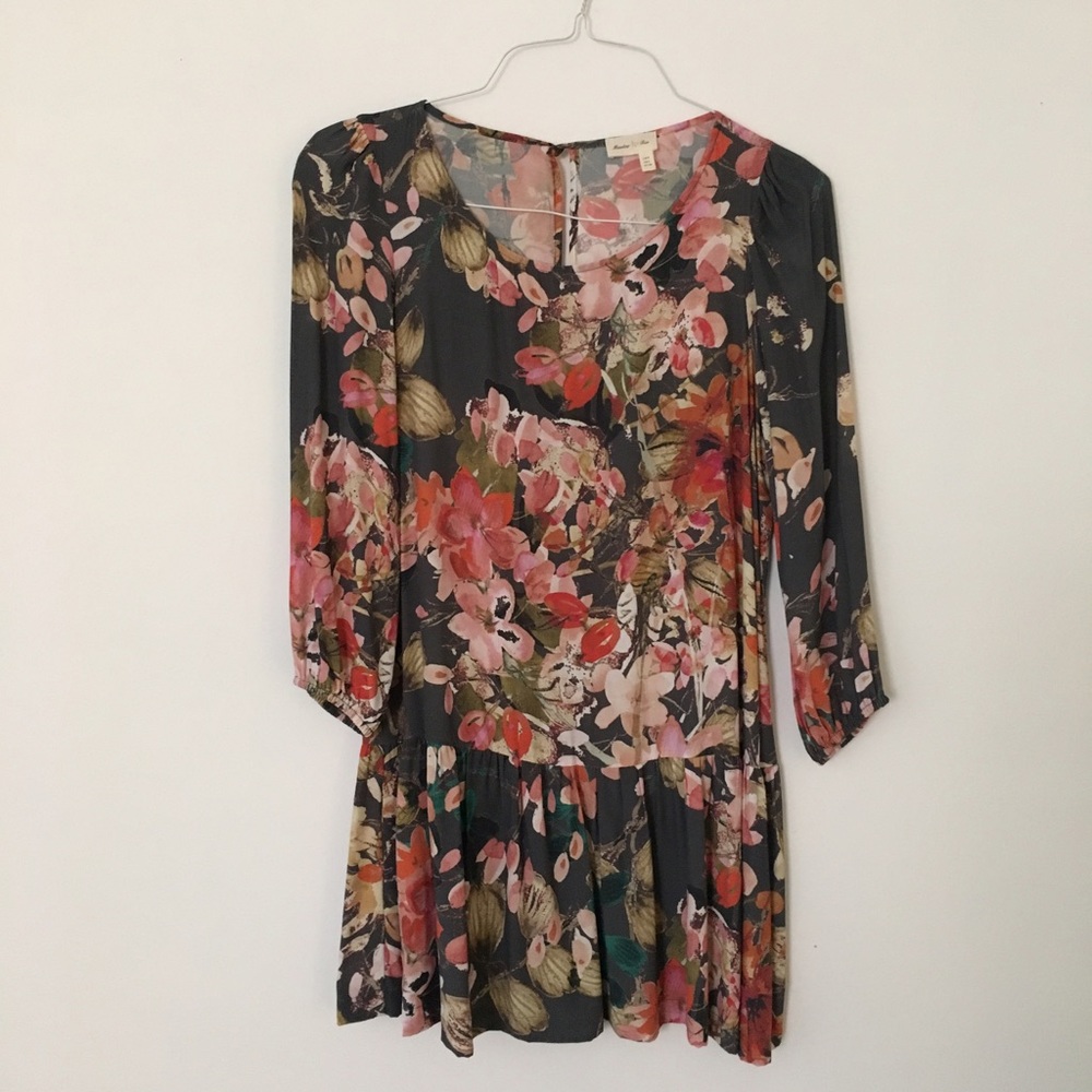 Anthropologie floral dress by Meadow Rue / sz. 4
