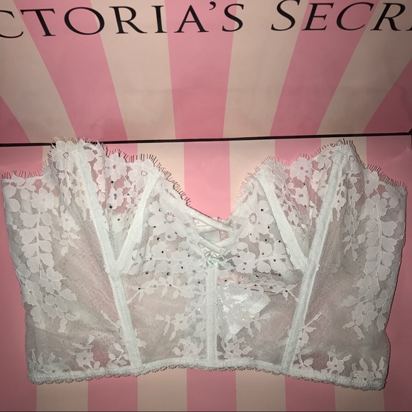 Victorias Secret Long Line lace bustier corset Bra - Picture 4 of 7