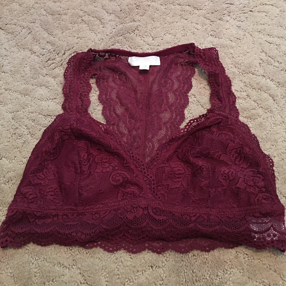 Red Lace Bralette