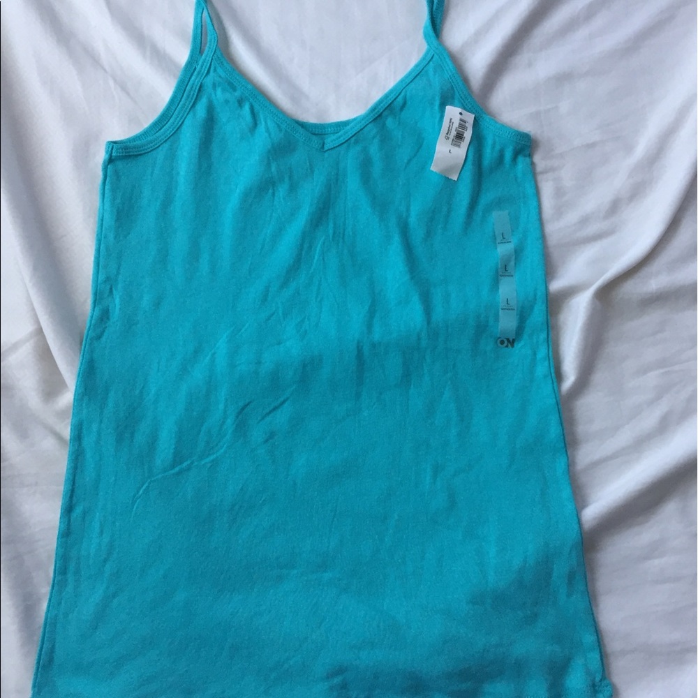 Teal old navy tank