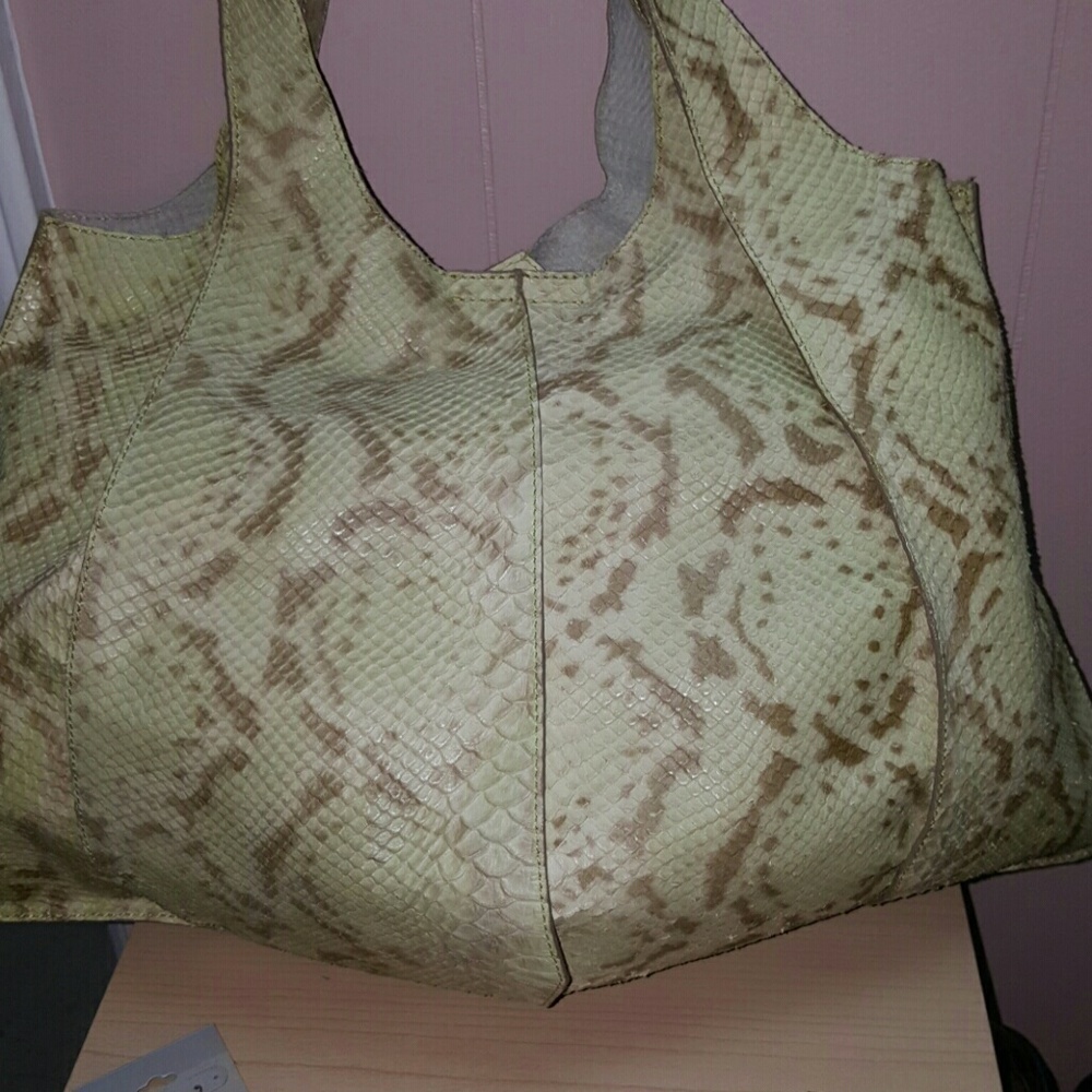 Beautiful leather handbag