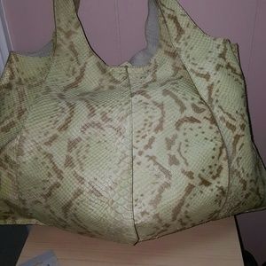 Beautiful leather handbag