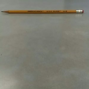 Number 2 wooden pencil