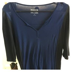 Two-Color Half-Sleeve Tee
