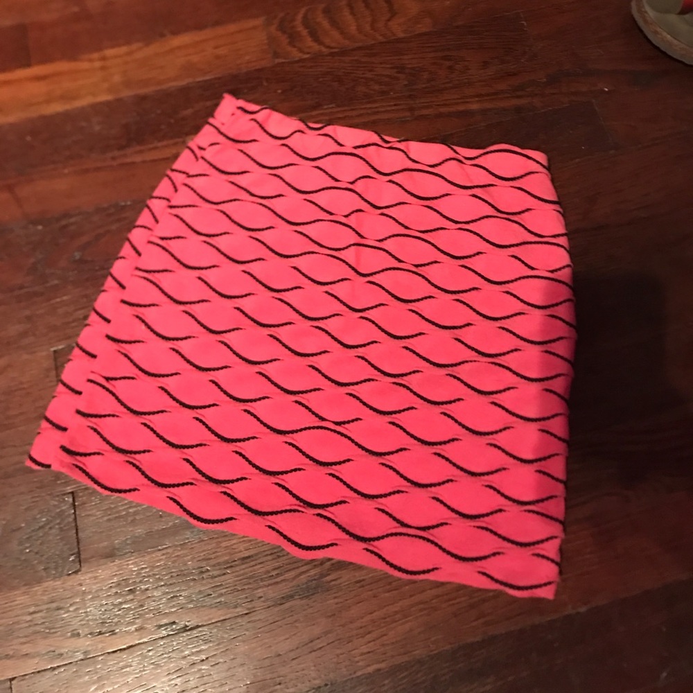 Pink sequin bodycon skirt