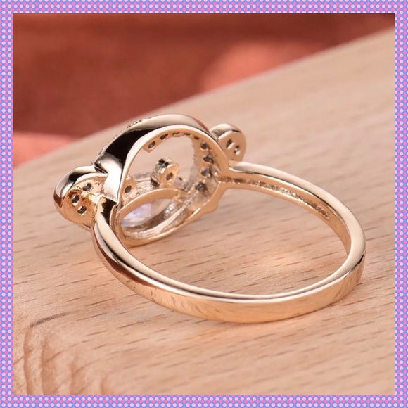 🐵White Sapphire Monkey Ring🐵 - Picture 3 of 5