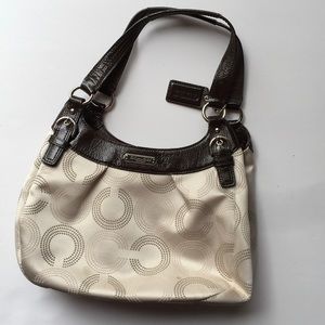 Coach cream/ivory purse