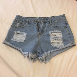 Distressed Shorts