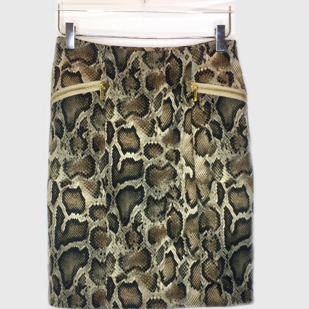 Michael Kors Snake Skin Pencil Skirt