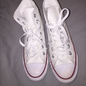 white high top converse
