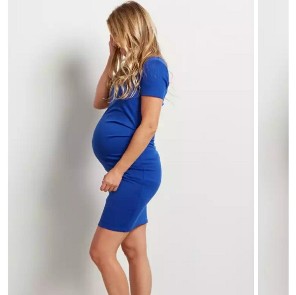 Pink Blush Maternity Short Dress