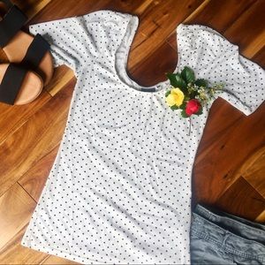 UO Sparkle & Fade Polka Dot Top!