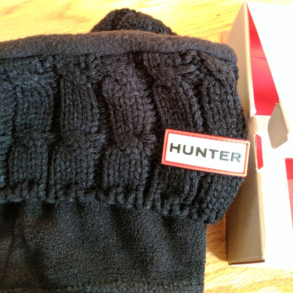 BNIB cable knit Hunter boot socks