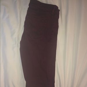 Maroon Hollister Jeans