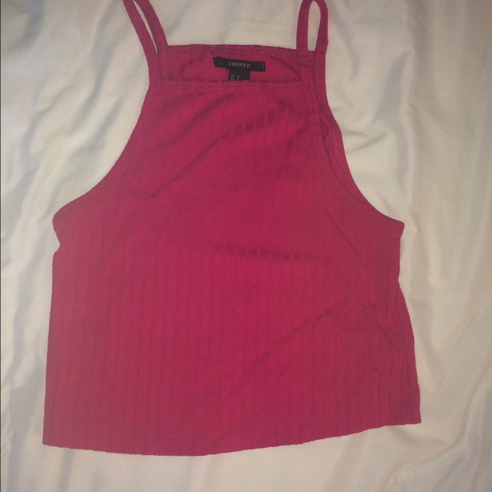 Hot Pink Crop Top