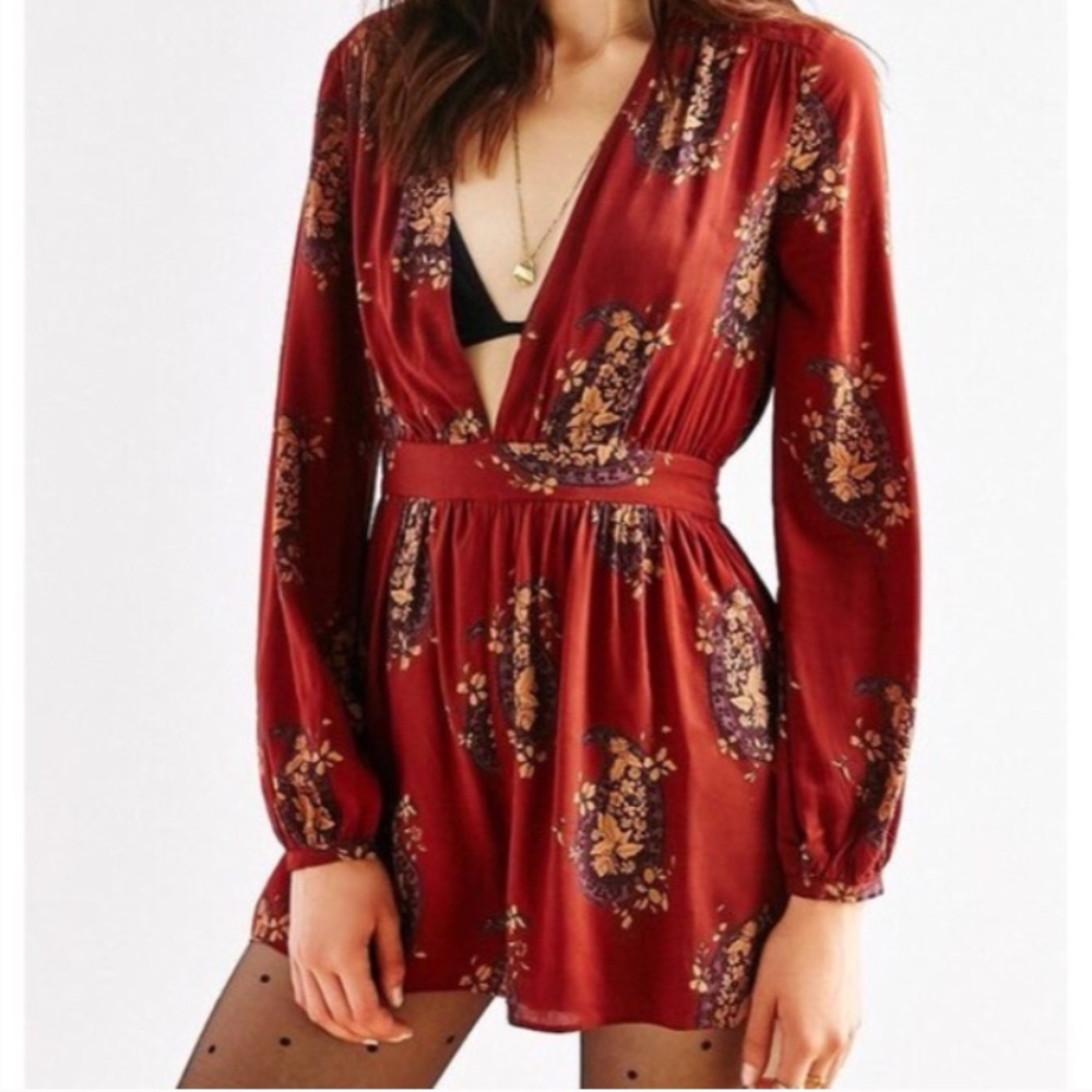 UO long sleeve romper